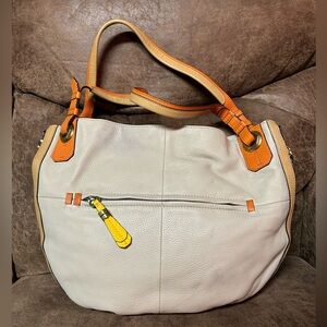 Oryany Joyce Leather Expandable Hobo Bag